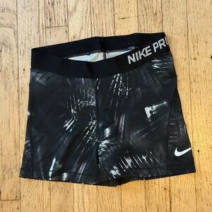 Nike Pro dry fit shorts compression rare pattern